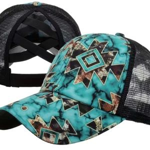 Western style trucker hat